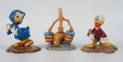 A Royal Doulton limited edition Sorcerer's Apprentice figure `Buckets of Mischief` and two