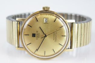 A TISSOT Seastar Seven Automatic Wristwatch with date aperture, 34.45mm case. Running