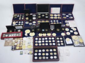 A Large Selection of Collectors' Coins and Medallions including Commemorative Crowns