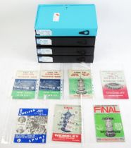 FA Cup Finals Programmes 1958-2010 (missing 61, 62, 65), FA Charity Shield Finals, League Cup Finals