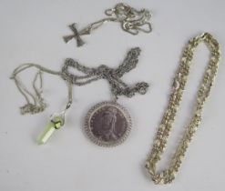Silver Necklaces, 76g gross