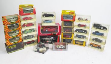 Brumm, Solido and Vitesse 1:43 Scale Model Collection including Porsche, Bentley, Ferrari, Aston