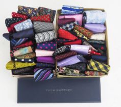 Collection of Designer Ties including Thom Sweeney, Favourbrook, Kenneth Cole, Folkspeare,