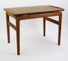 A Peter Hvidt & Orla Molgaard-Nielsen Danish Teak Side Table with single frieze drawer, model 4867