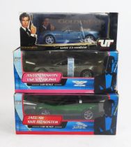 James Bond 007 1:18 Scale Model Trio including Beanstalk Die Another Day 10012 Jaguar XKR Roadster