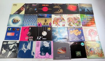 A collection of 45 and 33rpm LP's, artists include, Abba, Roxy Music, Neil Diamond, Eric Clapton,