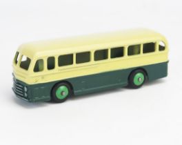 Dinky 29H (282) Duple Roadmaster Leyland Royal Tiger Coach in cream/dark green with green ridged