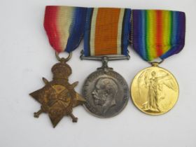 A World War I trio to 436380. Pte. G. P. Edmond. 49/Can. Inf. includes 1914-15 Star, War and Victory