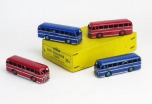 Dinky 29H (282) Duple Roadmaster Leyland Royal Tiger Coach Trade Pack for 6 (4 models included) x2