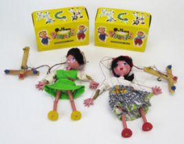 Pelham Puppets JC Mother and Girl - excellent in excellent correct boxes