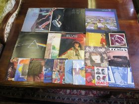 Collection of LP and EP Records, mostly 1970s/80s including David Bowie, The Beatles, The Rolling