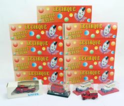 Verem Circus Vehicle Collection (mostly Le Cirque Arlette Cruss) including Renault articulated