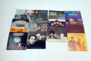 Collection of LP Records including Paul & Garfunkel, Carpenters, Andy Williams, Bee Gees, Shirley