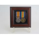 A World War I pair to 63345. Pte. A. B. Pyne. M.G.C. War and Victory medal F & G.