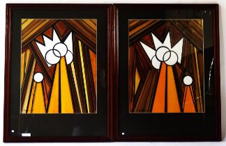 Peter Copland, 'Autumn Sky Light Series 142 Newquay 82, mixed media, 50x40cm, framed & glazed