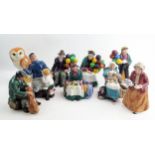A Collectio0n of Royal Doulton Figurines including Song of the Sea HN2729, Nanny HN2221, Teatime