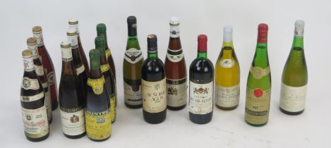 A collection of eleven bottles of assorted German table and other wines.