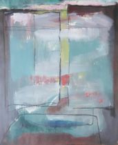 Rita Vickery 2000, 'Windows of Change I Mindstates Series', label states oil on canvas, 34x28cm,