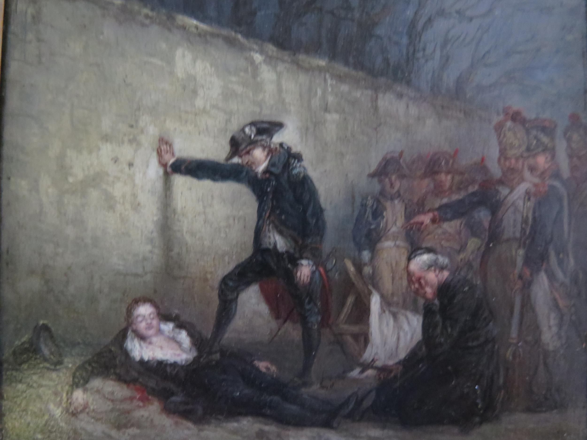 The Execution of Marshal Michael Ney, the Duke of Elchingen (b.1769 -d.1815) C19th French School - Image 3 of 8