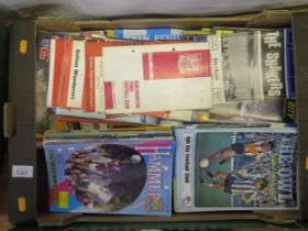 Collection of football match day programmes from 1960's to 1989. various team including Bolton,