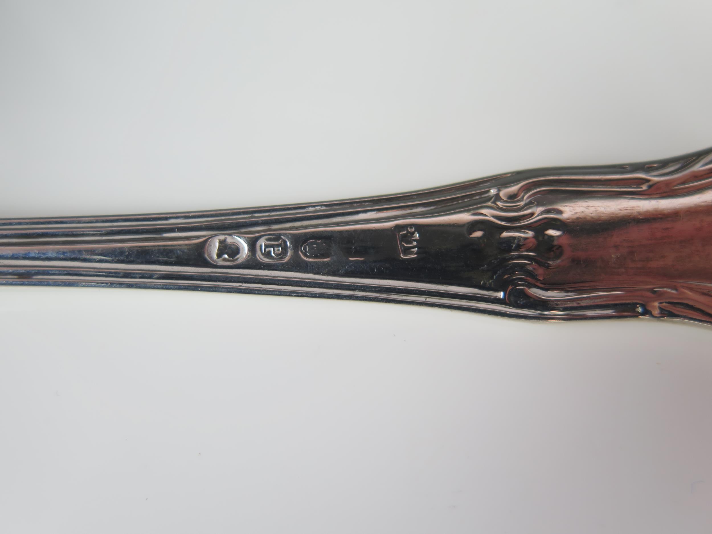 A pair of George III Fiddle Thread and Shell pattern sauce ladles, maker Richard Turner, London, - Image 2 of 2