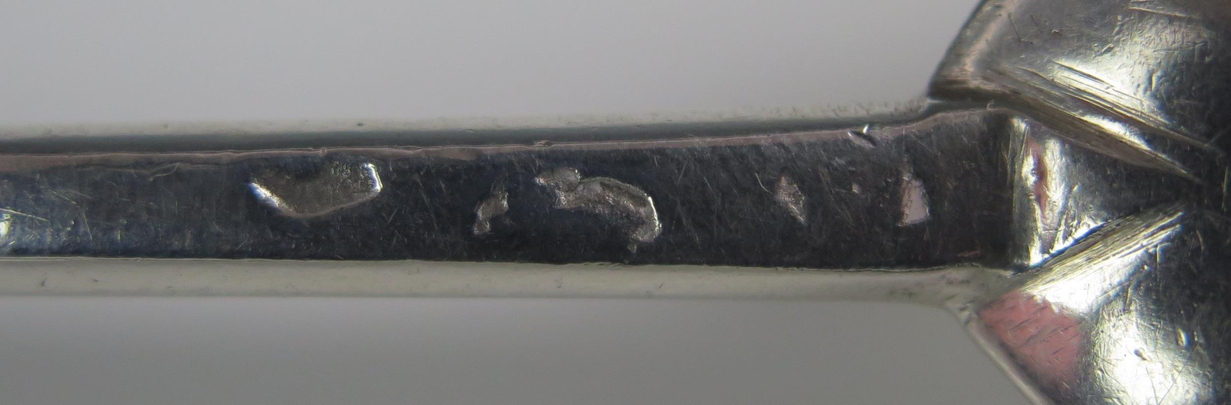 A silver apostle spoon, marks worn and illegible, 127.5cm long. - Image 2 of 2