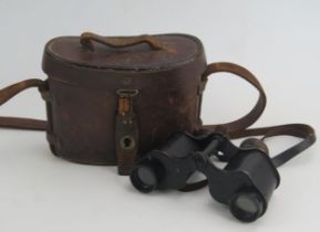 A pair of prismatic No 3 Mk II, binoculars, magnification 6, Serial No 34710, stamped J .C. Reed M.