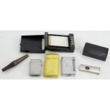 A Dunhill Silver Plated Model 466087 Sprit Lighter and others, etc.