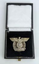A Third Reich period 1939 Bar to the Iron Cross 1st Class, with circular screw back stamped L/12,