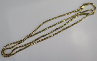 An 18ct Gold Chain, 17.75" (45cm), 5.59g