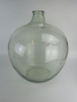 A Large Glass Carboy, c. 52cm high