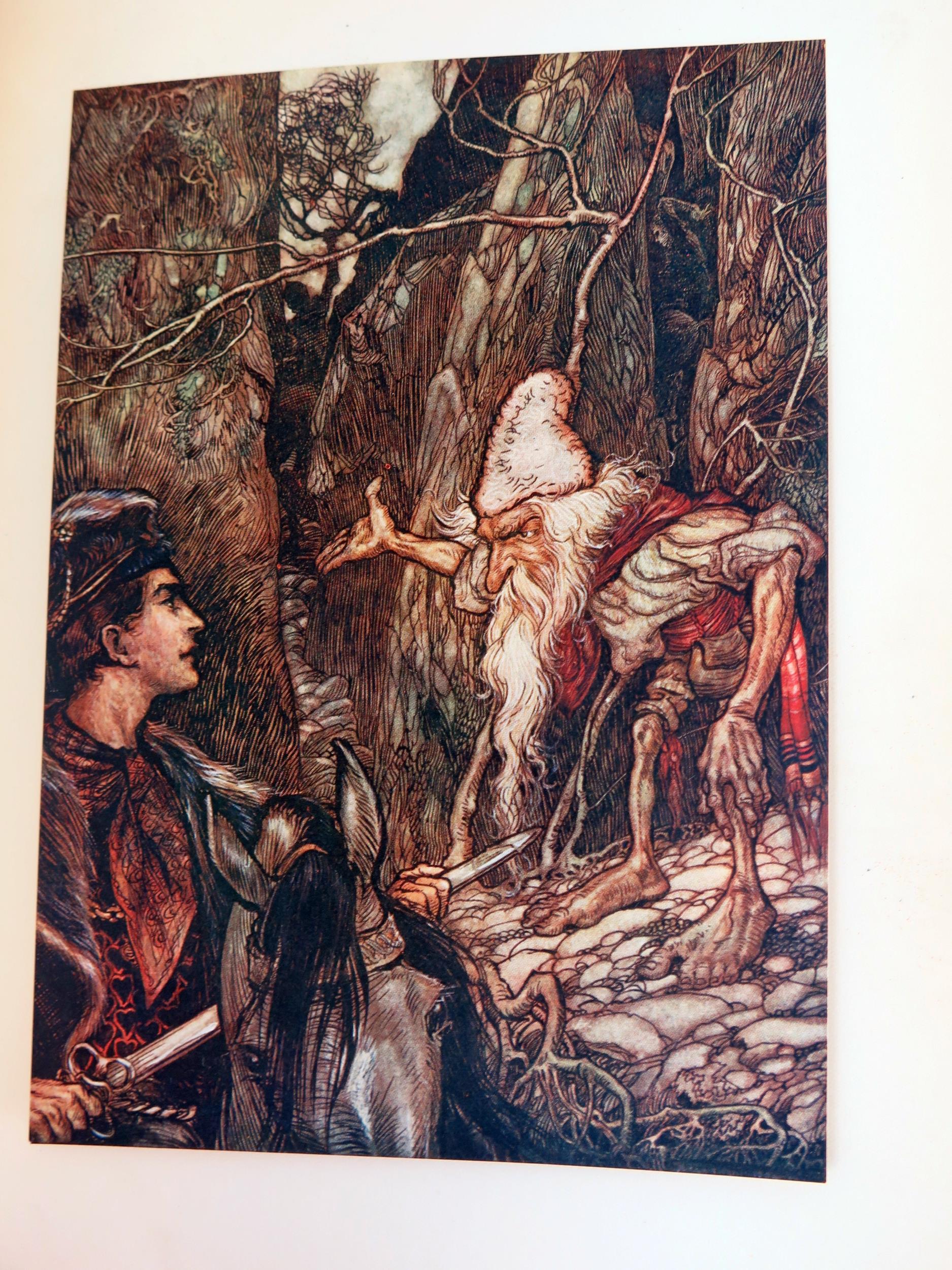 Grimm's Fairy Tales Illustrated by Arthur Rackham, published by Constable & Co. 1909, red cloth - Image 7 of 7