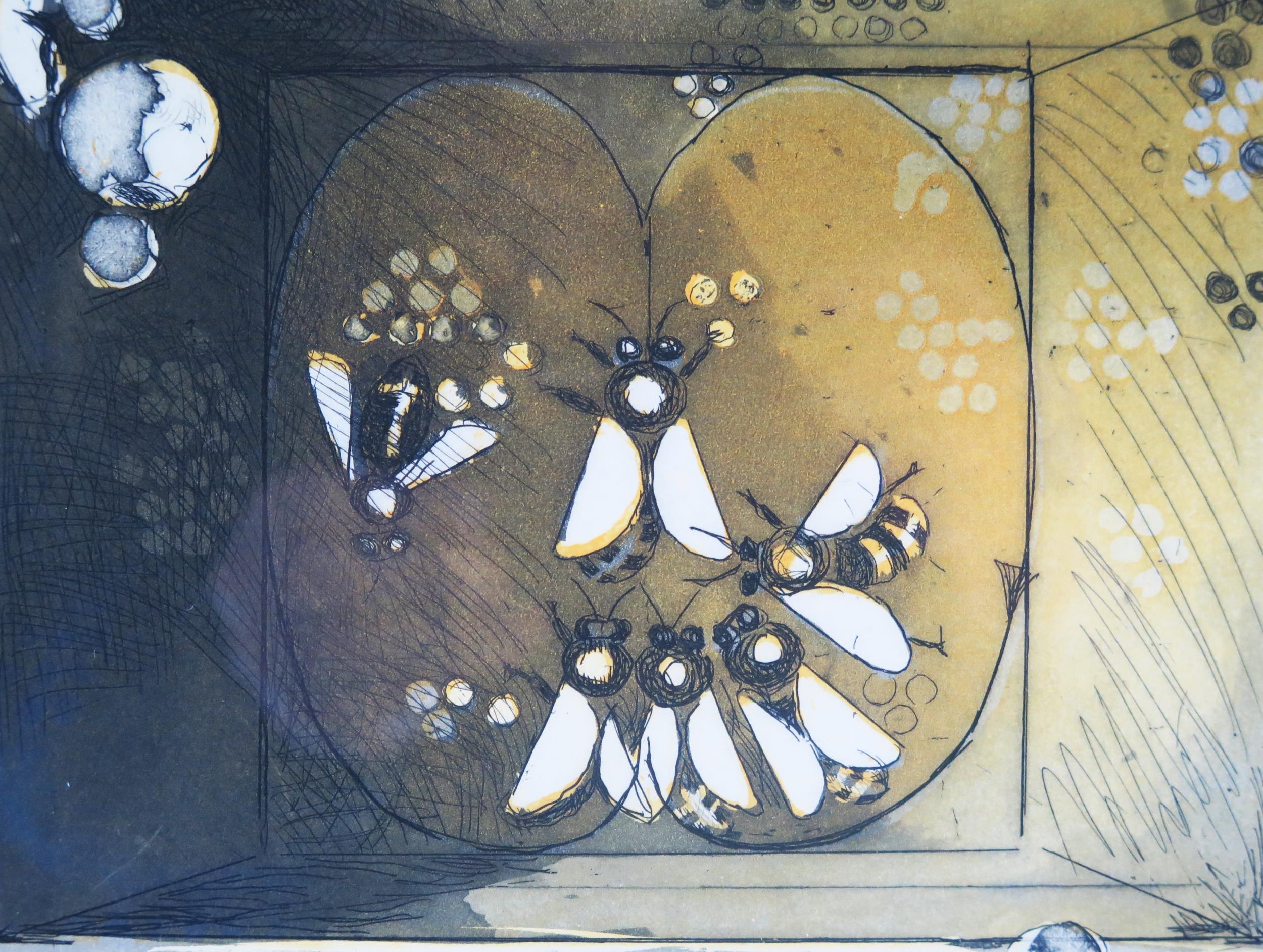 Graham Sutherland (1903 -1980) prolific abstract and portrait artist, from the series 'The Bees'- ' - Image 5 of 11