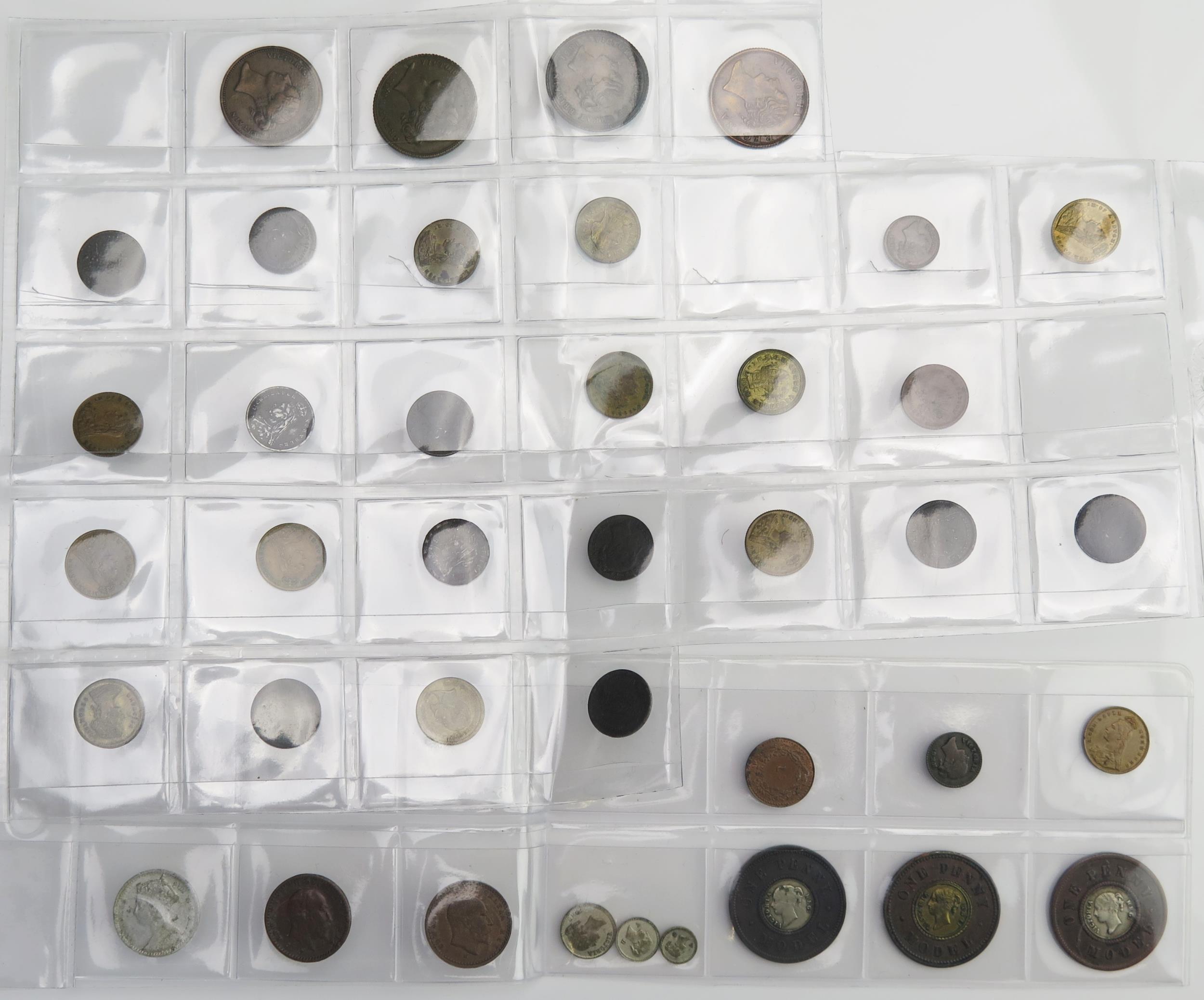 Selection of model money 1/4 Farthing upwards