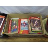 An extensive collection of Arsenal Football Club match day Programmes from the late 1990's to mid