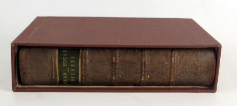 Charles Dickens, Bleak House, Bradbury & Evans 1853 (first edition), half leather and marbled boards