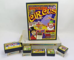 Britains Circus Figures Collection including 08665 Diorama Set, 08666 Ringmaster & Billboard,