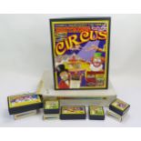 Britains Circus Figures Collection including 08665 Diorama Set, 08666 Ringmaster & Billboard,