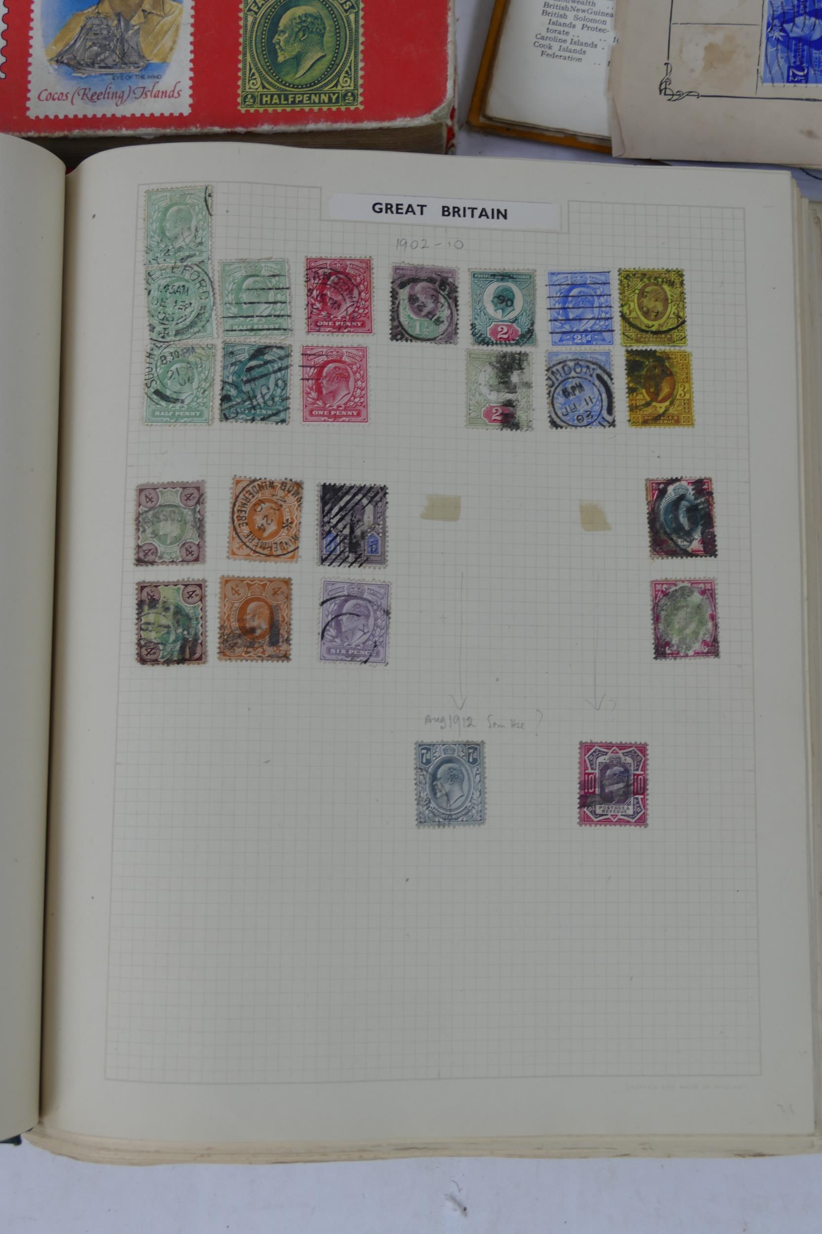 A Collection of GB, Commonwealth and World Stamps, including a penny black, Australian - Image 4 of 23