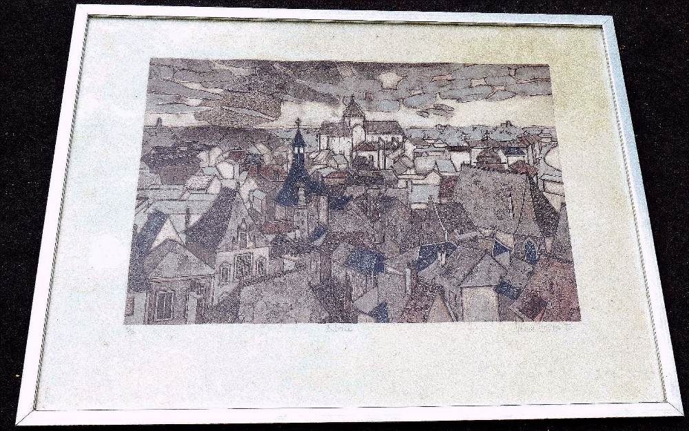 Valerie Thornton (1931-1991), 'Amboise', limited edition print numbered 81/150, signed and dated '73 - Image 2 of 4