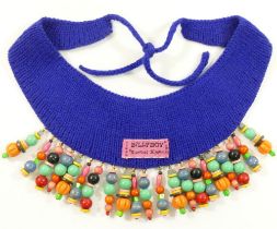 A BillyBoy beaded and knitted collar necklace CONDITION REPORTS & PAYMENT DETAILS IMPORTANT *