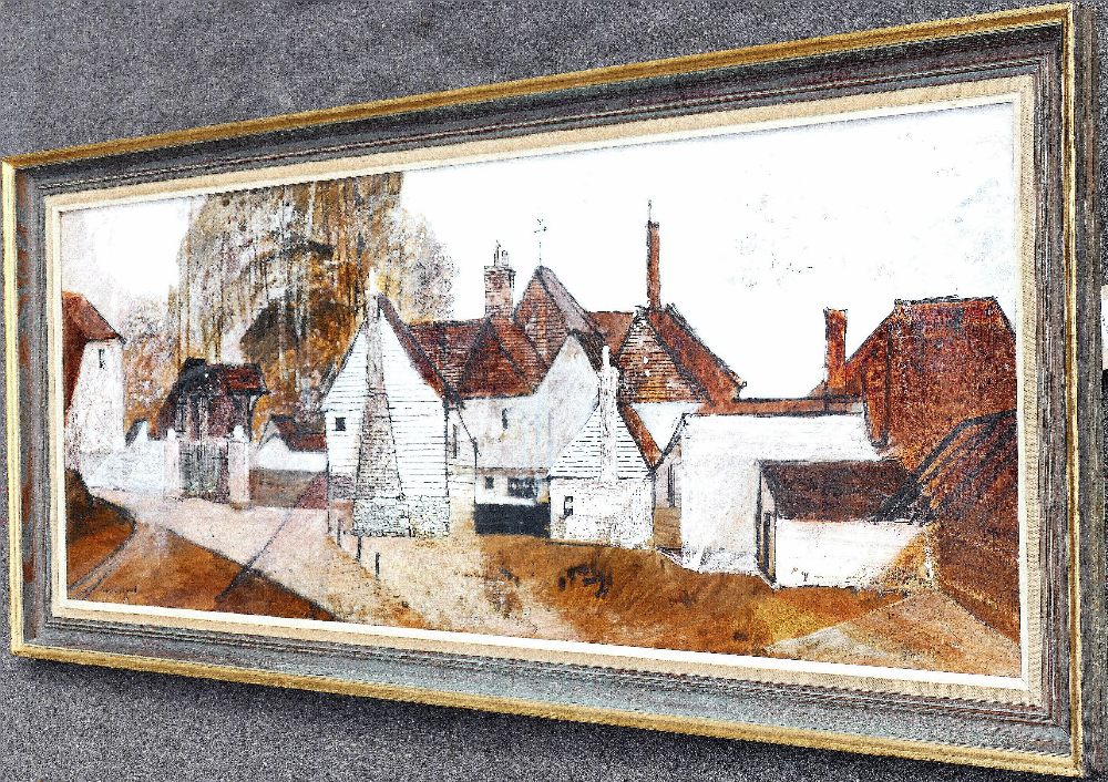 Ernest Greenwood (1913-2009), 'All Saints Hollingbourne', watercolour and mixed media, signed - Image 5 of 6