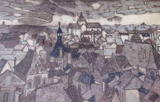 Valerie Thornton (1931-1991), 'Amboise', limited edition print numbered 81/150, signed and dated '73