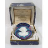 A limited edition Saint-Louis paperweight designed by Arthus-Bertrand of Paris, commemorating 2500