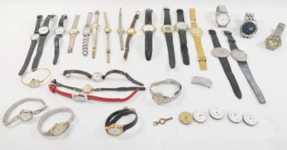 A collection of assorted ladies and gents wrist watches, including Timex, Seconda, Citizen, Accurist