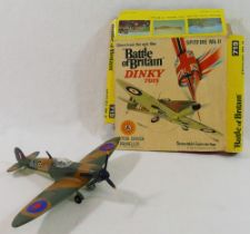 A Battle of Britain Dinky Toy No.719 Spitfire Mk II, with box CONDITION REPORTS & PAYMENT DETAILS