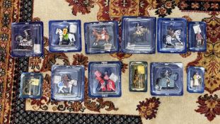 A collection of 12 sealed Del Prado figures. A mixture of Cavalry and Foot Soldiers.