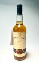 A bottle of Glenforres Pure Highland Malt Scotch Whisky (est. 1825), product of Scotland, aged 8