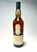 A bottle of Lagavulin Islay Single Malt Scotch Whisky (Lagavulin Distillery est. 1816), aged 16