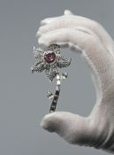 A replica of the Queens Williamson diamond brooch from 1953 provenance the sellers family worked